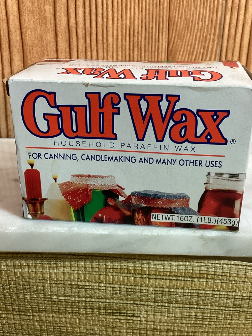 Gulf Wax Paraffin Wax Blocks - lot of 4